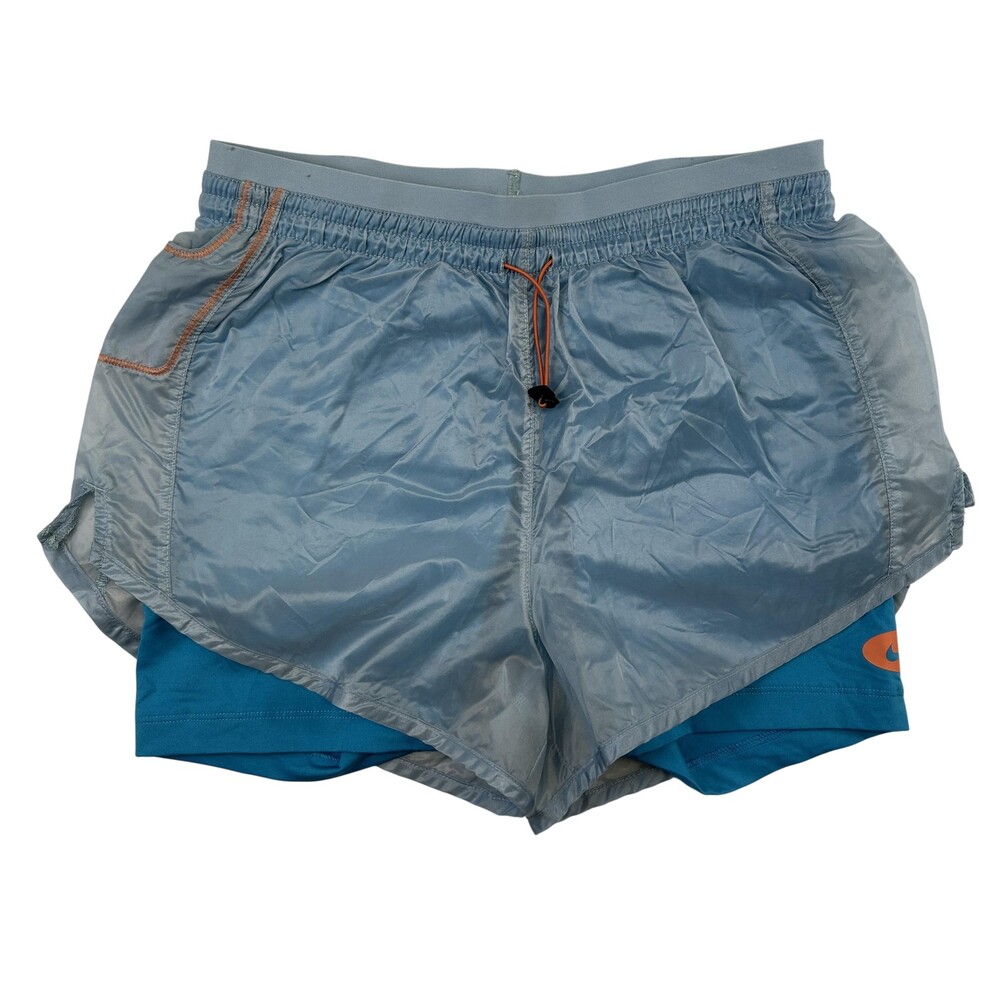 Nike Shorts Womens Size XS Icon Clash Tempo 2-in-1 Running Lined Zip Pocket 3"